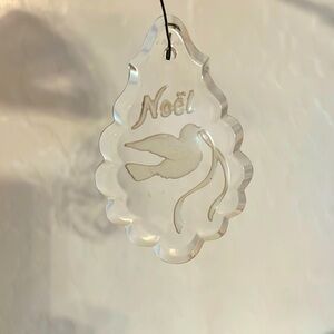Gorham Crystal Noel Christmas Ornament